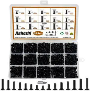 685 PCS M3 & M4 Countersunk Screws Assortment Kit, Flat Head Phillips Bolts Machine Screws for 3D Printers, Electronics, Machinery & DIY Projects, Lengths: 4MM to 25MM 685 PCS M3 & M4 Countersunk Screws Assortment Kit, Flat Head Phillips Bolts Machine Screws for 3D Printers, Electronics, Machinery & DIY Projects, Lengths: 4MM to 25MM
