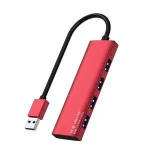 Aluminum 4-Port Multiple USB A Splitter for PC/Laptop/Desktop Aluminum 4-Port Multiple USB A Splitter for PC/Laptop/Desktop