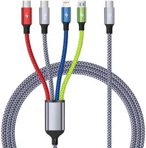 USB C Multi Charging Cable, 4 in 1 Charging Cords with Dual USB C Ports USB C Multi Charging Cable, 4 in 1 Charging Cords with Dual USB C Ports