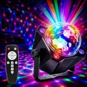 Ball Light with Remote, Sound Activated Strobe and UV Blacklight Ball Light with Remote, Sound Activated Strobe and UV Blacklight