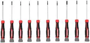 Precision Screwdriver Set 10 PC Durable Tips (CMHT65140) Precision Screwdriver Set 10 PC Durable Tips (CMHT65140)
