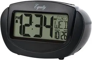 31022 Insta-Set LCD Alarm Clock, Black 31022 Insta-Set LCD Alarm Clock, Black