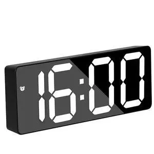 6.7" Digital Alarm Clock for Bederoom, Large Big Numbers Display with 3 Brightness Dimmer, USB Charging/Battery Operated, Time/Date/Temperature Display, 12/24H, °C/°F,Snooze (Black) 6.7" Digital Alarm Clock for Bederoom, Large Big Numbers Display with 3 Brightness Dimmer, USB Charging/Battery Operated, Time/Date/Temperature Display, 12/24H, °C/°F,Snooze (Black)