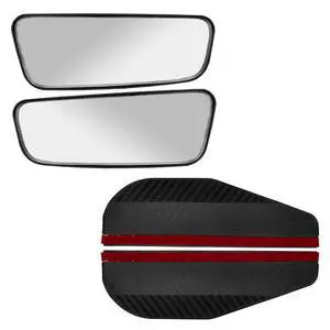 Rectangular Car Blind Spot Mirror with Rain Guard, Adjustable Convex HD Glass Side Rear View Mirrors, Universal Auto Exterior Wide Angle Auxiliary Mirror for SUVs Cars Trucks(4PCS) Rectangular Car Blind Spot Mirror with Rain Guard, Adjustable Convex HD Glass Side Rear View Mirrors, Universal Auto Exterior Wide Angle Auxiliary Mirror for SUVs Cars Trucks(4PCS)