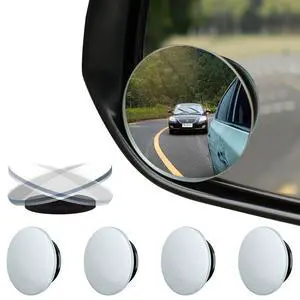 Blind Spot Mirrors 4 Pack HD Frameless Convex Mirrors for Wide Angle Side View Blind Spot Coverage | Blind Spot Mirrors 4 Pack Glass HD Frameless Convex Mirrors Blind Spot Mirrors 4 Pack HD Frameless Convex Mirrors for Wide Angle Side View Blind Spot Coverage | Blind Spot Mirrors 4 Pack Glass HD Frameless Convex Mirrors