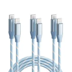 USB C to Lightning Cable 3 Pack 6FT Apple MFi Certified iPhone Charger Fast Charging Type c to Lightning Cable iPhone Fast Charger for iPhone 14 13 12 11 Pro Max Xr Xs 8 and More USB C to Lightning Cable 3 Pack 6FT Apple MFi Certified iPhone Charger Fast Charging Type c to Lightning Cable iPhone Fast Charger for iPhone 14 13 12 11 Pro Max Xr Xs 8 and More