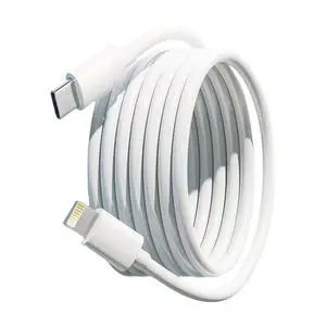 USB C to Lightning Cable 10FT 1 Pack, 27W Fast Charging Cord for iPhone | MFi Certified 10FT USB C to Lightning Cable with 27W PD fast charging, durable long cord for home, office and travel USB C to Lightning Cable 10FT 1 Pack, 27W Fast Charging Cord for iPhone | MFi Certified 10FT USB C to Lightning Cable with 27W PD fast charging, durable long cord for home, office and travel