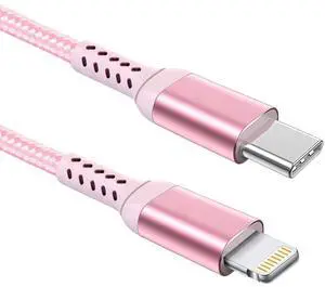 10FT Long iPhone USB-C to Lightning Cable Apple MFi Certified Pink | 20W 3A (max) USB C Power Delivery Fast Charge for iPhone 14 13 12 11 10 Max X XS XR 9 8, AirPods, iPad, Charging Cord 10FT Long iPhone USB-C to Lightning Cable Apple MFi Certified Pink | 20W 3A (max) USB C Power Delivery Fast Charge for iPhone 14 13 12 11 10 Max X XS XR 9 8, AirPods, iPad, Charging Cord