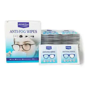 Anti-Fog Wipes for Glasses, 100 Pre-Moistened Lens Cleaners | Ideal for Eyeglasses,Goggles,Cameras,Screens. Ammonia-free, Scratch-free Individually Wrapped Wipes Safe on AR Coatings. Anti-Fog Wipes for Glasses, 100 Pre-Moistened Lens Cleaners | Ideal for Eyeglasses,Goggles,Cameras,Screens. Ammonia-free, Scratch-free Individually Wrapped Wipes Safe on AR Coatings.