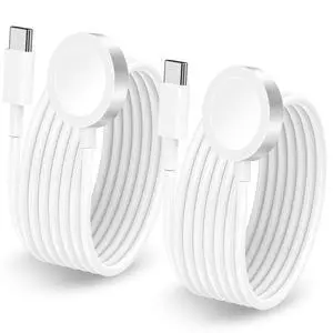 2 Pack for Apple Watch Magnetic Charger, USB C Fast Charging Cable, Portable Wireless Charger Compatible with Apple Watch Ultra 2, Ultra, Series 10/9/8/7/6/5/4/3/2/1 & SE 2 Pack for Apple Watch Magnetic Charger, USB C Fast Charging Cable, Portable Wireless Charger Compatible with Apple Watch Ultra 2, Ultra, Series 10/9/8/7/6/5/4/3/2/1 & SE