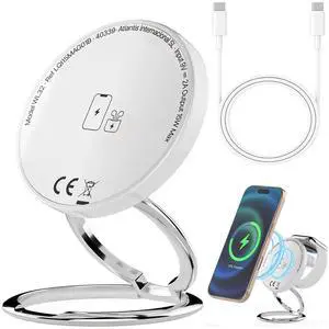 Wireless Charger Stand, Foldable Magnetic 3 in 1 Charging Station for Multiple Devices, Phone Stand and Holder,Compatible with iPhone 13~17 Series Wireless Charger Stand, Foldable Magnetic 3 in 1 Charging Station for Multiple Devices, Phone Stand and Holder,Compatible with iPhone 13~17 Series