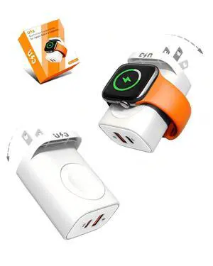 3-in-1 Portable Apple Watch Charger Fast Charging25W Wireless Magnetic Foldable iWatch Charger BlockPD Travel Essentials Block for iWatch Ultra/SE/ 10/9/ 8/7/ 6iPhone 17/16/ 15 Series 3-in-1 Portable Apple Watch Charger Fast Charging25W Wireless Magnetic Foldable iWatch Charger BlockPD Travel Essentials Block for iWatch Ultra/SE/ 10/9/ 8/7/ 6iPhone 17/16/ 15 Series
