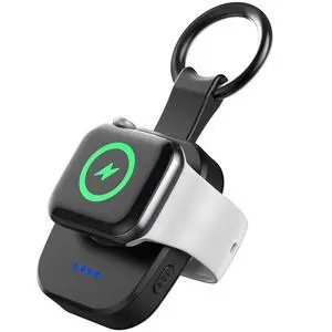 Wireless Portable Watch Charger for Apple Watch (1 Pack) | Keychain Design, Travel Pocket Szie,Magnetic Fast Charging for iWatch Series 11/10/9/8/7/6/5/4/3/2, Ultra1/2/3, SE1/2/3 Wireless Portable Watch Charger for Apple Watch (1 Pack) | Keychain Design, Travel Pocket Szie,Magnetic Fast Charging for iWatch Series 11/10/9/8/7/6/5/4/3/2, Ultra1/2/3, SE1/2/3