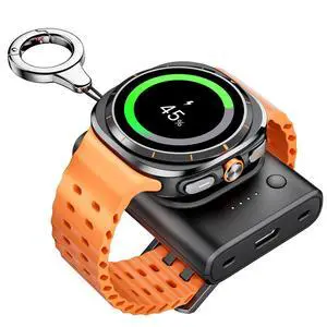 Charger for Galaxy Watch 8 / Ultra / 7, Not for Watch9 / Ultra2 | 1800mAh Watch Charger for Samsung Galaxy Watch 8 Classic/FE/6/6 Classic/5/5 Pro/4/4 Classic/3/Active 2, with Keychain Charger for Galaxy Watch 8 / Ultra / 7, Not for Watch9 / Ultra2 | 1800mAh Watch Charger for Samsung Galaxy Watch 8 Classic/FE/6/6 Classic/5/5 Pro/4/4 Classic/3/Active 2, with Keychain