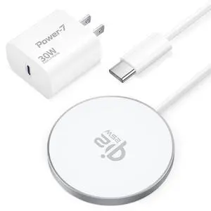 Charger,25W Qi2 6FT Magnetic Wireless Charger Fast Charging Pad | for iPhone 17 16 15 14 13 12 Pro Max, with 30W USB-C Adapter,Strong Magnet,Aluminum Alloy,Portable,Travel,Office,Bedside,Home Charger,25W Qi2 6FT Magnetic Wireless Charger Fast Charging Pad | for iPhone 17 16 15 14 13 12 Pro Max, with 30W USB-C Adapter,Strong Magnet,Aluminum Alloy,Portable,Travel,Office,Bedside,Home