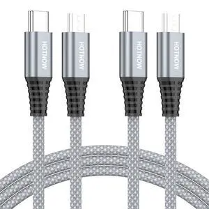 USB C to Micro USB Cable 3FT 2Pack, Micro USB to USB C Cable Fast Charging and Data sync USB C to Micro USB Cable 3FT 2Pack, Micro USB to USB C Cable Fast Charging and Data sync