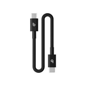 USB-C to USB-C Woven Short Cable Fast Charging Durable/Tangle-Free Compatible Charger for Apple & Android Devices (8 in, 20 cm) - Bolt Black USB-C to USB-C Woven Short Cable Fast Charging Durable/Tangle-Free Compatible Charger for Apple & Android Devices (8 in, 20 cm) - Bolt Black