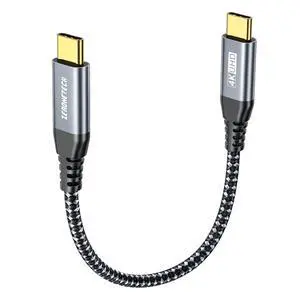 6 Inch USB C Cable 0.5FT, USB C 3.2 Gen 2X2 Cable, 4K Monitor Video Output, 20Gbps High Speed Data Transfer, 100W Fast Charging, for iPhone 17, MacBook, Dell, LG, KYY, for Portable Monitor 6 Inch USB C Cable 0.5FT, USB C 3.2 Gen 2X2 Cable, 4K Monitor Video Output, 20Gbps High Speed Data Transfer, 100W Fast Charging, for iPhone 17, MacBook, Dell, LG, KYY, for Portable Monitor