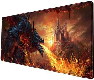 Japanese Desk Mat Dragon Castle Desk Pad Game Aesthetic Mouse Pad Large Gaming Mousepad Extended Keyboard Pad 31.5 x 11.8 in Laptop Computer Mouse Keyboard Mouse Pads for Desk Decor Mat. Japanese Desk Mat Dragon Castle Desk Pad Game Aesthetic Mouse Pad Large Gaming Mousepad Extended Keyboard Pad 31.5 x 11.8 in Laptop Computer Mouse Keyboard Mouse Pads for Desk Decor Mat.