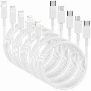 Apple MFi Certified USB C to Lightning Cable 6FT - Fast Charging for iPhone 14 to 8 Apple MFi Certified USB C to Lightning Cable 6FT - Fast Charging for iPhone 14 to 8