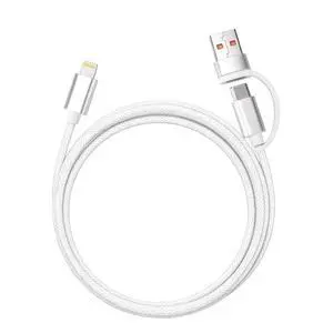 6.6Ft USB C to Lightning Cable & USB A Adapter, Apple MFi Certified | Fast Charging and Data Sync Cord for iPhone 14/13/12/12 Pro Max/11/Xs Max/XR/X, Old iPad and AirPods 6.6Ft USB C to Lightning Cable & USB A Adapter, Apple MFi Certified | Fast Charging and Data Sync Cord for iPhone 14/13/12/12 Pro Max/11/Xs Max/XR/X, Old iPad and AirPods