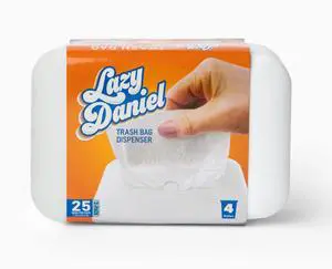 4-Gallon Trash Bag Dispenser for Bathrooms, Bedrooms, Offices, Nursery, Vehicles, Boats, RV/Camper Storage Organization and On-the-Go Bags (2-Pack with 25 Bags Per Unit, 50 Bags Total) 4-Gallon Trash Bag Dispenser for Bathrooms, Bedrooms, Offices, Nursery, Vehicles, Boats, RV/Camper Storage Organization and On-the-Go Bags (2-Pack with 25 Bags Per Unit, 50 Bags Total)
