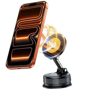 Vacuum Magnetic & Suction Phone Holder, 360° MagSafe Car Mount | 15000gf/66lbs suction mount,360° rotatable,smooth surface suction,3M base for textured dash,metal plate non-MagSafe Vacuum Magnetic & Suction Phone Holder, 360° MagSafe Car Mount | 15000gf/66lbs suction mount,360° rotatable,smooth surface suction,3M base for textured dash,metal plate non-MagSafe