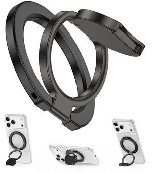 Magnetic Phone Ring Holder for MagSafe Dual-Side 360° Rotation Strong Magnet Finger Cell Phone Ring Grip Stand MagSafe Kickstand for iPhone 17 Pro Max/17 Pro/17/16/15/14/13/12,Samsung,Android,iPad Magnetic Phone Ring Holder for MagSafe Dual-Side 360° Rotation Strong Magnet Finger Cell Phone Ring Grip Stand MagSafe Kickstand for iPhone 17 Pro Max/17 Pro/17/16/15/14/13/12,Samsung,Android,iPad
