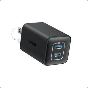 Nano Phone Charger,47W Max 2-Port GaN Fast Charger USB C | Compact Foldable USB C Charger for iPhone 17/17 Pro Max/16 Series, Galaxy, Pixel, and MagSafe Compatible Accessories (Black) Nano Phone Charger,47W Max 2-Port GaN Fast Charger USB C | Compact Foldable USB C Charger for iPhone 17/17 Pro Max/16 Series, Galaxy, Pixel, and MagSafe Compatible Accessories (Black)