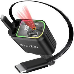 Retractable Car Charger with 31-Inch Cables 4 in 1 Fast Car Charger USB C Car Adapter with Starry Sky Light for iPhone 17 16 15 14 Car Accessories Gifts for Men Women Drivers (Black) Retractable Car Charger with 31-Inch Cables 4 in 1 Fast Car Charger USB C Car Adapter with Starry Sky Light for iPhone 17 16 15 14 Car Accessories Gifts for Men Women Drivers (Black)