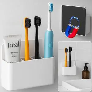 Magnetic Toothbrush Holder for Cruise Ships, Wall-Mounted Bathroom Organizer, Compact Travel Accessories, Cruise Essentials 2025&2026 Magnetic Toothbrush Holder for Cruise Ships, Wall-Mounted Bathroom Organizer, Compact Travel Accessories, Cruise Essentials 2025&2026