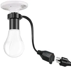 3 in 1 Light Socket Outlet Adapter, E26/E27 Plug Adapter, 3 Prong 3 in 1 Light Socket Outlet Adapter, E26/E27 Plug Adapter, 3 Prong