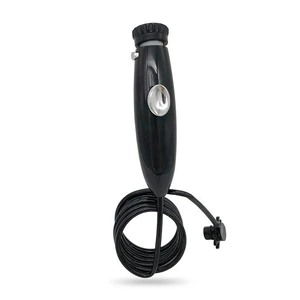 Replacement Water Flosser Hose and Handle Oral Irrigator Tube Pipe Accessory Flexible Leak-Proof Rubber and Plastic Water Tube with Easy Installation and Stable Water Flow Black