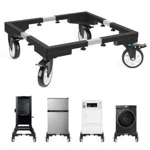 1000lbs All Steel 8.5 Inch Smoker Stand & Laundry Pedestal with 5 inch Wheels, Washer Dryer Pedestal with Shock Absorption, Universal Mobile Stand for Washer,Dryer,Refrigerator,Electric Smoker 1000lbs All Steel 8.5 Inch Smoker Stand & Laundry Pedestal with 5 inch Wheels, Washer Dryer Pedestal with Shock Absorption, Universal Mobile Stand for Washer,Dryer,Refrigerator,Electric Smoker
