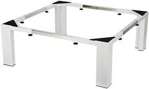 Adjustable Washer Dryer Pedestal, 12 Heavy Duty Stand (1200 lbs), 21-29 Universal Fit Laundry Riser with Anti-Vibration Pads, Stainless Steel Base for Washing Machine, Dryer, Refrigerator Adjustable Washer Dryer Pedestal, 12 Heavy Duty Stand (1200 lbs), 21-29 Universal Fit Laundry Riser with Anti-Vibration Pads, Stainless Steel Base for Washing Machine, Dryer, Refrigerator