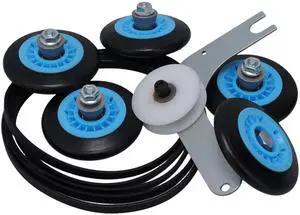 ELEKIT Clothes Dryer Repair Kit 134793511 Idler Pulley 134719300 Belt 5304523155 Rollers ELEKIT Clothes Dryer Repair Kit 134793511 Idler Pulley 134719300 Belt 5304523155 Rollers