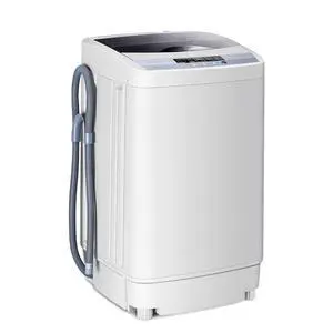 Washing Machine Portable Compact 12lbs Capacity Full-Automatic W/Drain Pump,10 programs 8 Water Level 1.34 Cu.ft Cloth Washer and Spinner Washing Machine Portable Compact 12lbs Capacity Full-Automatic W/Drain Pump,10 programs 8 Water Level 1.34 Cu.ft Cloth Washer and Spinner