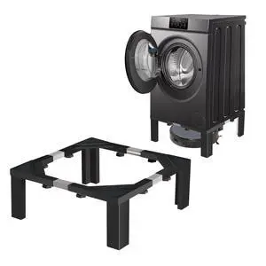 Heavy Duty Stainless Steel Laundry Pedestal - 12" Height Universal Washer & Dryer Stand for Front Load Machines, Ice Maker, Samsung/LG - Durable Appliance Base with Non-Slip Feet Heavy Duty Stainless Steel Laundry Pedestal - 12" Height Universal Washer & Dryer Stand for Front Load Machines, Ice Maker, Samsung/LG - Durable Appliance Base with Non-Slip Feet