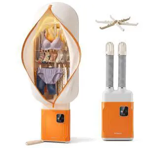 Portable Clothes Dryer & Shoe Dryer - Mini Compact Electric Dryer Machine with Hot Air Heater Function,Fast Drying for Apartment, RV & Travel & Quiet, Energy Saving for Small Spaces Portable Clothes Dryer & Shoe Dryer - Mini Compact Electric Dryer Machine with Hot Air Heater Function,Fast Drying for Apartment, RV & Travel & Quiet, Energy Saving for Small Spaces