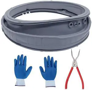 MDS47123619 Door Gasket Fit for LG Front Load Washer WM3670HWA WM3670HVA/01 | Door Gasket Boot Seal WM3270CW/00 WM3700HWA/00 WM3080CW/00 Fix Washer Seal Leaking MDS47123619 Door Gasket Fit for LG Front Load Washer WM3670HWA WM3670HVA/01 | Door Gasket Boot Seal WM3270CW/00 WM3700HWA/00 WM3080CW/00 Fix Washer Seal Leaking