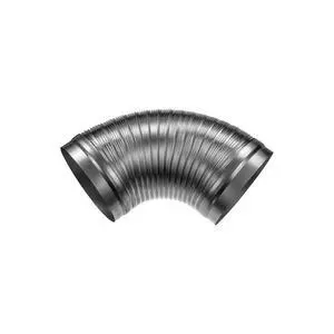 8 Inch Flexible Aluminum Duct - 0.82 to 1.64 ft Length Corrugated Vent Hose with Galvanized Steel End Sleeves for HVAC/Washer & Dryer Exhaust Connector/Heat-Resistant Air Ducting Tube 8 Inch Flexible Aluminum Duct - 0.82 to 1.64 ft Length Corrugated Vent Hose with Galvanized Steel End Sleeves for HVAC/Washer & Dryer Exhaust Connector/Heat-Resistant Air Ducting Tube