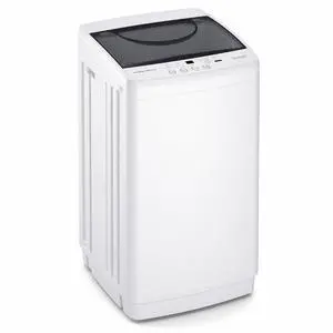 7.7 lbs Compact Washer, 1.06 cu. ft. Full-Automatic Laundry Machine with 10 Wash Programs, Delay Start & Stainless Steel Tub, Portable Washing Machine for Home Dorm Apartment, White 7.7 lbs Compact Washer, 1.06 cu. ft. Full-Automatic Laundry Machine with 10 Wash Programs, Delay Start & Stainless Steel Tub, Portable Washing Machine for Home Dorm Apartment, White
