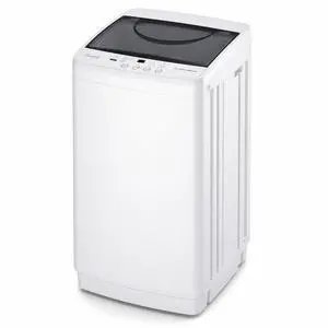 1.06 Cu.Ft. Portable Washing Machine, 7.7LBS Full-Automatic Laundry Washer with Stainless Steel Drum, 10 Wash Cycles & Auto-Balance, Compact Washer for Apartment RV Dorm Camping, White 1.06 Cu.Ft. Portable Washing Machine, 7.7LBS Full-Automatic Laundry Washer with Stainless Steel Drum, 10 Wash Cycles & Auto-Balance, Compact Washer for Apartment RV Dorm Camping, White