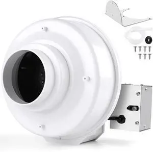 Upgraded DBF 110 Dryer Booster Fan, Dryer Vent Booster Fan 4 Inch | 4" Dryer Vent Booster Exhaust Fan, 167 CFM Upgraded DBF 110 Dryer Booster Fan, Dryer Vent Booster Fan 4 Inch | 4" Dryer Vent Booster Exhaust Fan, 167 CFM