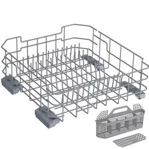 WD28X26099 Dishwasher Lower Rack Replacement for GE Dishwasher Bottom Rack | WD28X26099 Bottom Dishrack for GE Dishwasher Parts Rack GDF510PSM0SS GDT535PSM0SS With Silverware Basket And Roller Kit WD28X26099 Dishwasher Lower Rack Replacement for GE Dishwasher Bottom Rack | WD28X26099 Bottom Dishrack for GE Dishwasher Parts Rack GDF510PSM0SS GDT535PSM0SS With Silverware Basket And Roller Kit