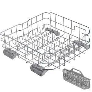 UPGRADED 304 Stainless Steel WD28X26099 WD28X24396 Dishwasher Lower Rack Replacement Compatible with GE Dishwasher Rack Parts With WD28X27241 Wheel & WD28X10128 Universal Dishwasher Silverware Basket UPGRADED 304 Stainless Steel WD28X26099 WD28X24396 Dishwasher Lower Rack Replacement Compatible with GE Dishwasher Rack Parts With WD28X27241 Wheel & WD28X10128 Universal Dishwasher Silverware Basket