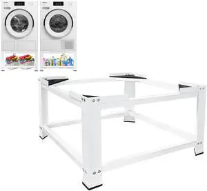 16" Height Washer and Dryer Pedestals,Heavy Duty Laundry Pedestal Universal Fit 600lbs Capacity,Washing Machine Base Stand and Dryer Base for Laundry Room (White) 16" Height Washer and Dryer Pedestals,Heavy Duty Laundry Pedestal Universal Fit 600lbs Capacity,Washing Machine Base Stand and Dryer Base for Laundry Room (White)