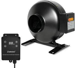 M-4DBT Automatic Dryer Vent Booster Exhaust Fan 4" Duct, 200 CFM High Airflow, 130 Min Delay Adjustment, Improves Long-Vent Ventilation & Reduces Lint Buildup M-4DBT Automatic Dryer Vent Booster Exhaust Fan 4" Duct, 200 CFM High Airflow, 130 Min Delay Adjustment, Improves Long-Vent Ventilation & Reduces Lint Buildup