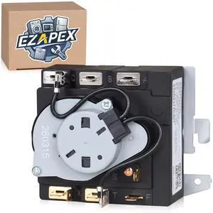 WE04X25586 Dryer Timer Control Compatible with GE Hotpoint Replaces 4467041 AP6032632 PS11763073 EAP11763073 234D2377P007 TMD1CM33 WE04X25586 Dryer Timer Control Compatible with GE Hotpoint Replaces 4467041 AP6032632 PS11763073 EAP11763073 234D2377P007 TMD1CM33