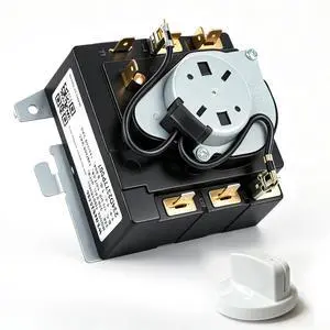 WE04X25586 Dryer Timer with Control Knob, Fits GE Hotpoint HTX21GASK1WW HTX24EASK0WS NTX62E8ST1WW, Replaces AP6032632 4467041 PS11763073 234D2377P007 TMD1CM33 WE04X25586 Dryer Timer with Control Knob, Fits GE Hotpoint HTX21GASK1WW HTX24EASK0WS NTX62E8ST1WW, Replaces AP6032632 4467041 PS11763073 234D2377P007 TMD1CM33